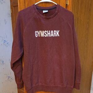 Gymshark Men's Maroon Crewneck Sweater